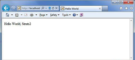 Hello World Result