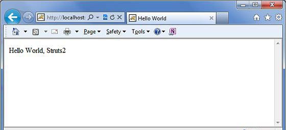 Hello World Result