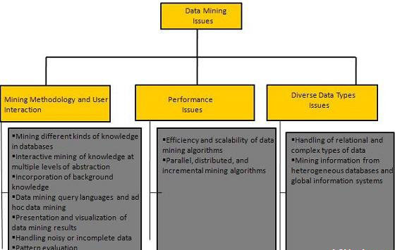 Data Mining issues