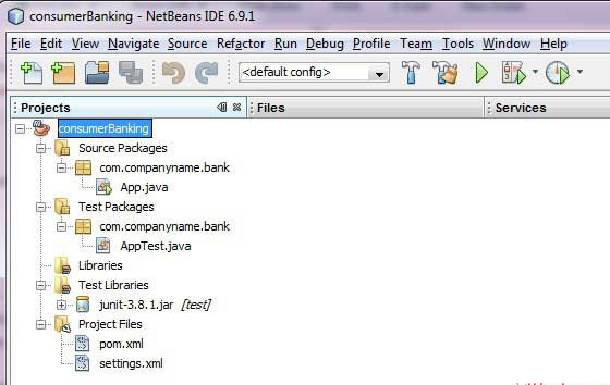 Maven project in NetBeans.