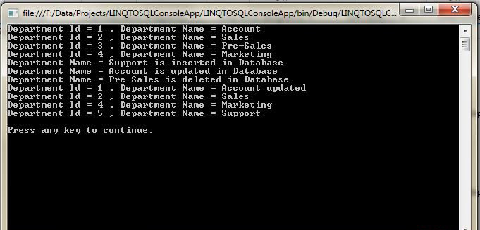 LINQ - Entity Model Result