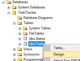 Changing database schema for a table in SQL Server Management Studio