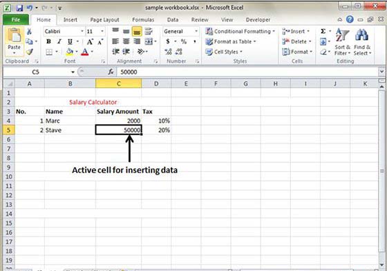 Insert Data