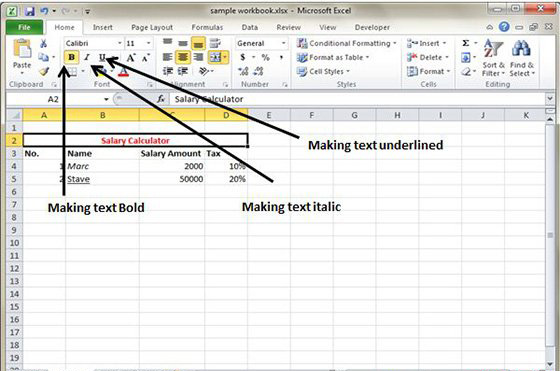 Text Decoration options