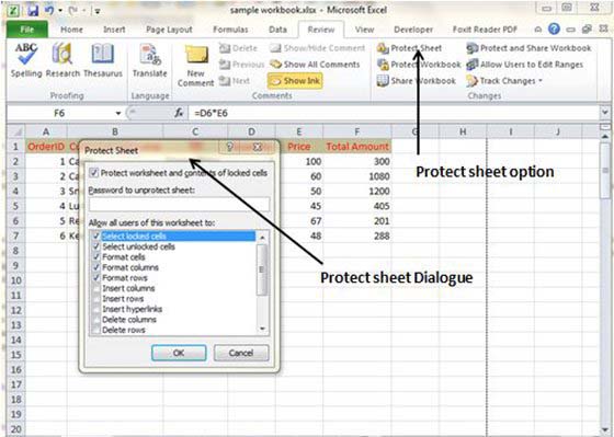 Protect sheet