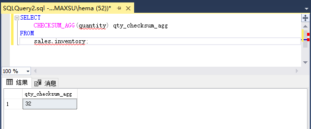 CHECKSUM_AGG