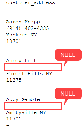Null输出