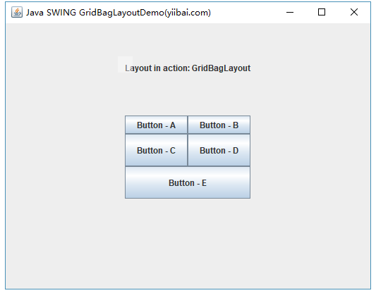 GridBagLayout