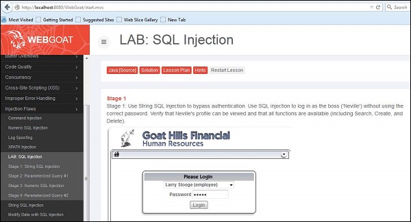 SQL注入区域