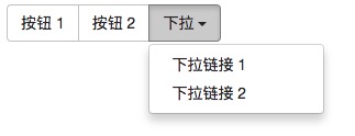嵌套的按鈕組
