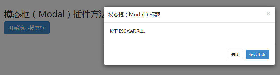 模態框(Modal)插件方法