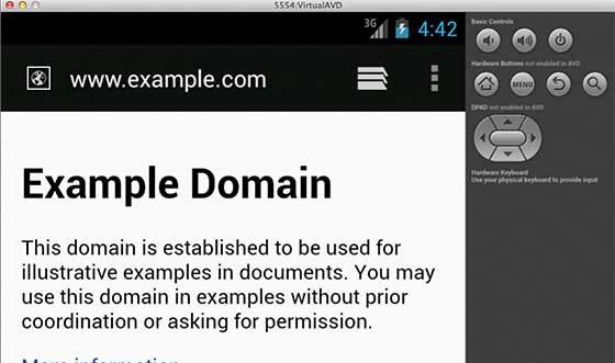 Android Intent Browser