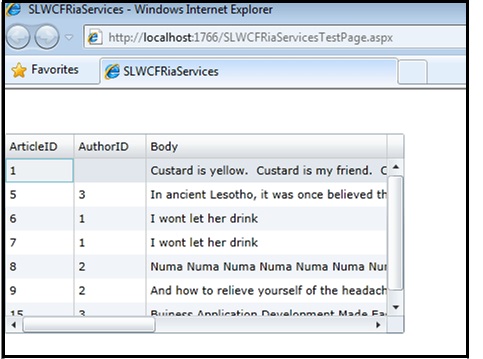 WCF RIA Services