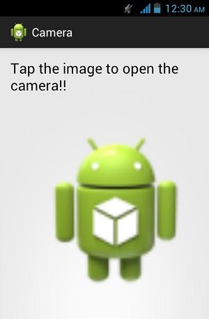 Anroid Camera Tutorial