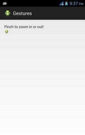 Android Gestures Tutorial