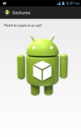 Android Gestures Tutorial