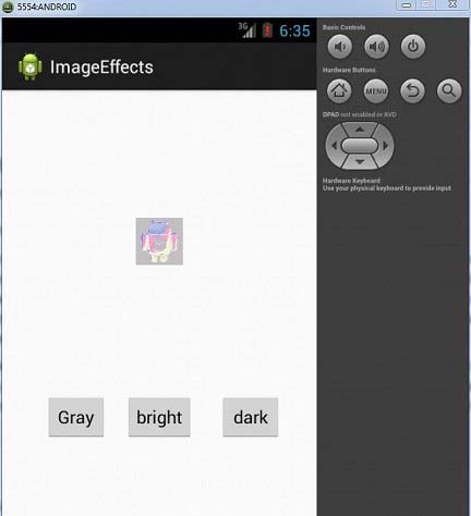 Anroid Image Effects Tutorial