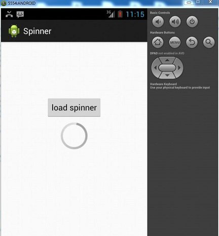 Anroid Loading Spinner Tutorial