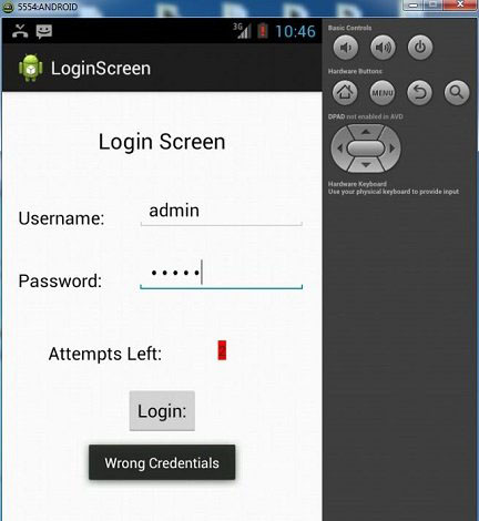 Android Login Application Tutorial