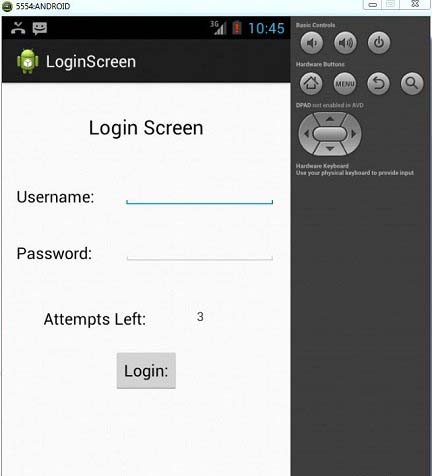 Android Login Application Tutorial