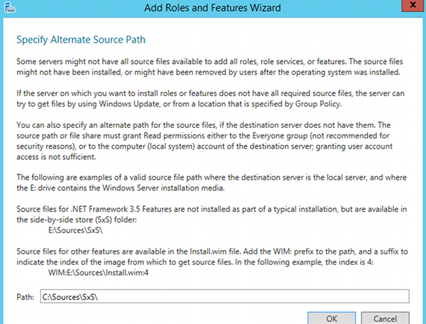 Install .NET 3.5 - step 9