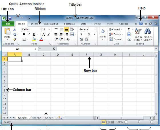 Explore Excel Window