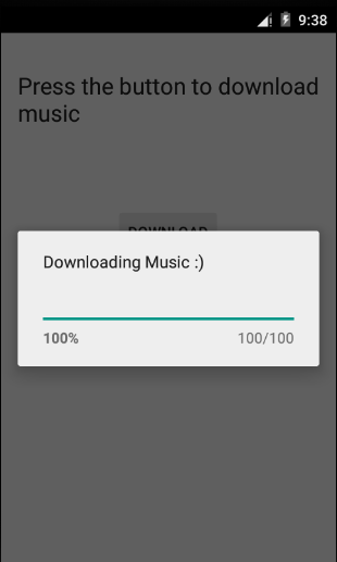 And roid ProgressDialog