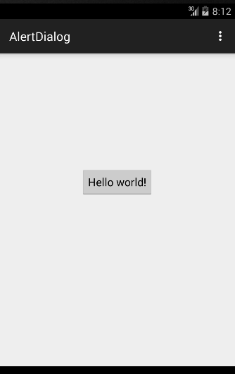 Android Alertdialog（警告對話框）