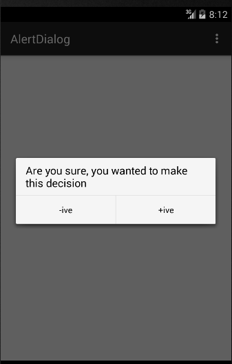 Android Alertdialog（警告對話框）