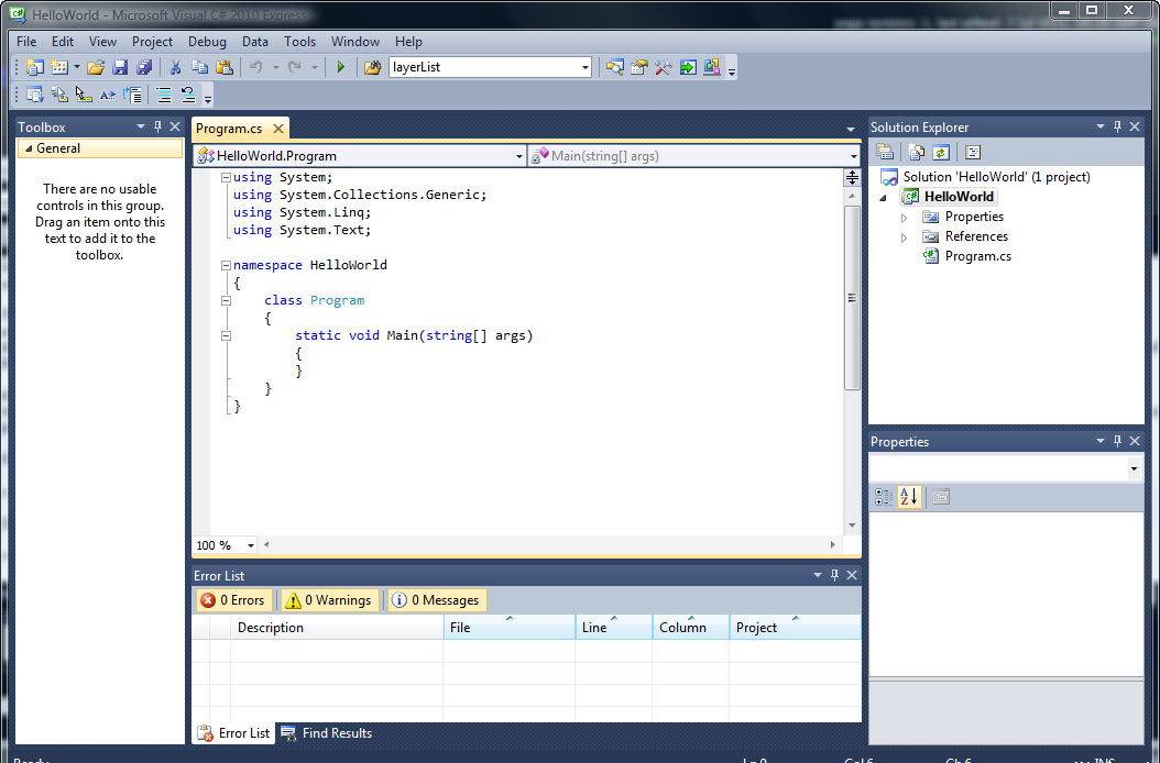 LINQ Environment