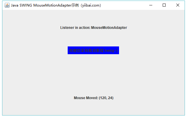 MouseMotionAdapter