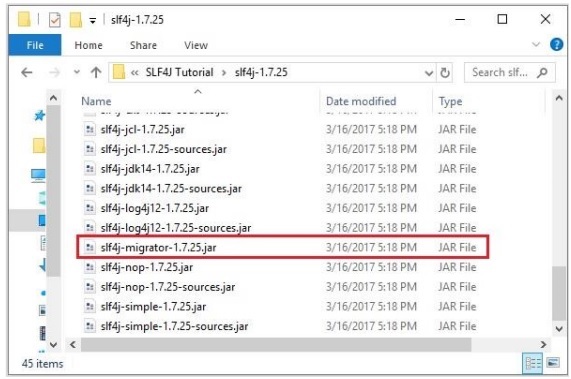 SLF4J遷移器(Migrator)