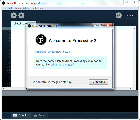 安裝Processing應用程式