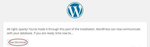 Wordpress Installation